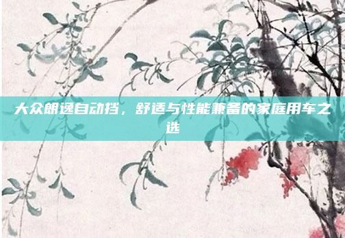 大众朗逸自动挡,舒适与性能兼备的家庭用车之选