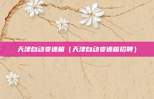 天津自动变速箱（天津自动变速箱招聘）
