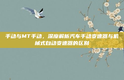 手动与MT手动,深度解析汽车手动变速器与机械式自动变速器的区别