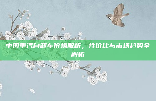 中国重汽自卸车价格解析，性价比与市场趋势全解析