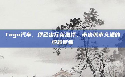 Togo汽车，绿色出行新选择，未来城市交通的绿意使者