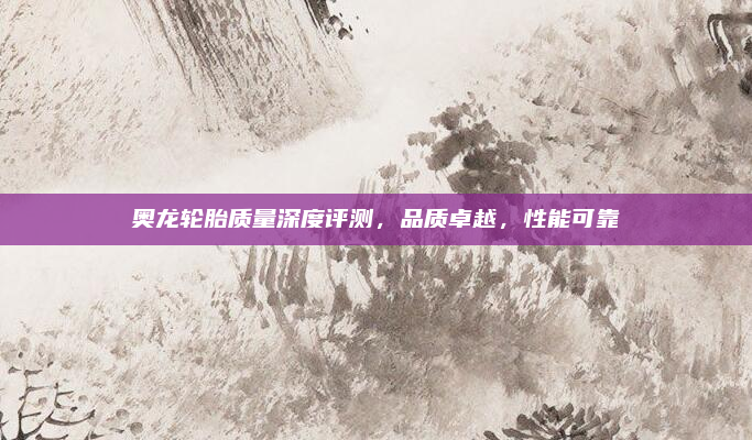 奥龙轮胎质量深度评测,品质卓越,性能可靠