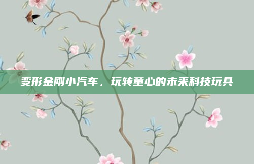 变形金刚小汽车,玩转童心的未来科技玩具