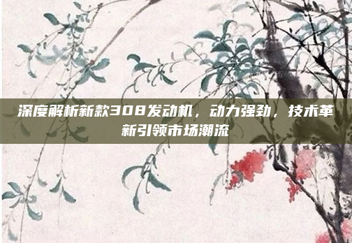 深度解析新款308发动机,动力强劲,技术革新引领市场潮流