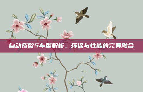 自动挡欧5车型解析,环保与性能的完美融合