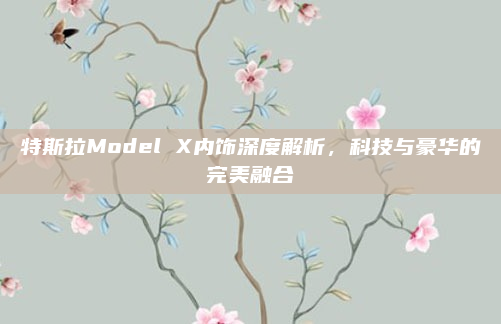特斯拉Model X内饰深度解析,科技与豪华的完美融合