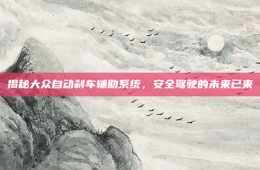 揭秘大众自动刹车辅助系统，安全驾驶的未来已来