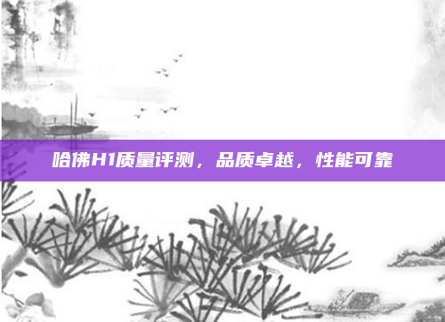 哈佛H1质量评测，品质卓越，性能可靠