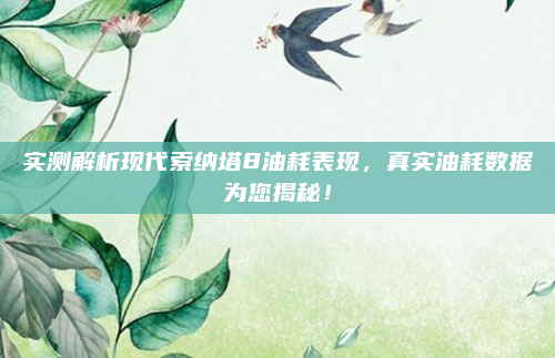 实测解析现代索纳塔8油耗表现，真实油耗数据为您揭秘！
