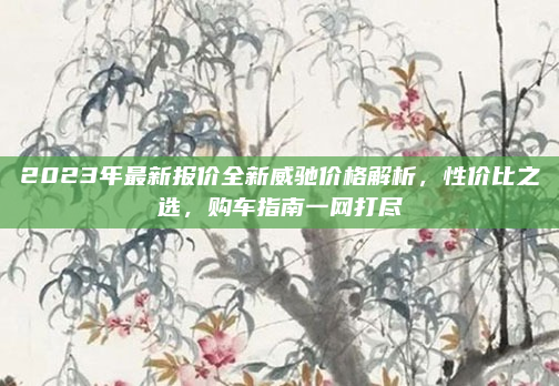 2023年最新报价全新威驰价格解析，性价比之选，购车指南一网打尽