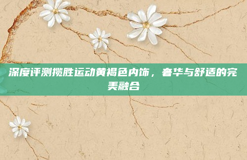 深度评测揽胜运动黄褐色内饰，奢华与舒适的完美融合