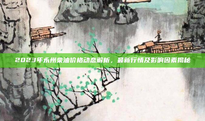 2023年永州柴油价格动态解析，最新行情及影响因素揭秘