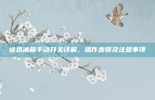 途观油箱手动开关详解,操作步骤及注意事项
