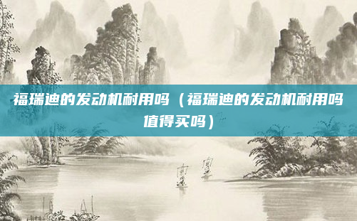 福瑞迪的发动机耐用吗（福瑞迪的发动机耐用吗值得买吗）