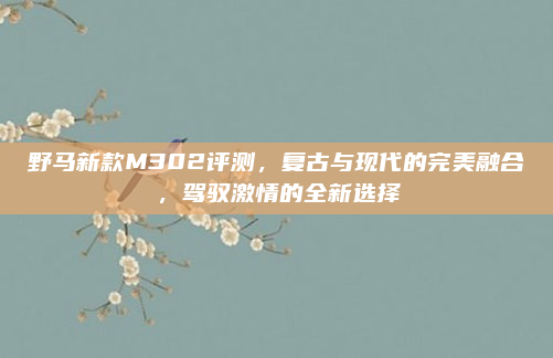 野马新款M302评测,复古与现代的完美融合,驾驭激情的全新选择