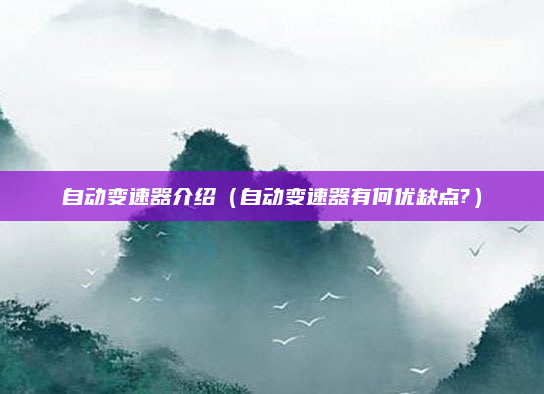 自动变速器介绍（自动变速器有何优缺点?）
