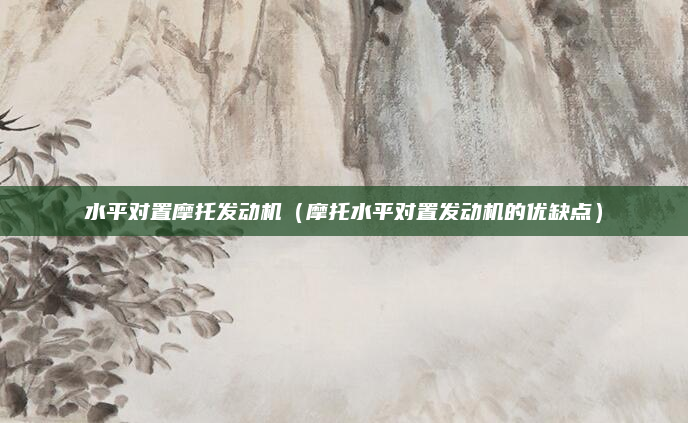 水平对置摩托发动机（摩托水平对置发动机的优缺点）
