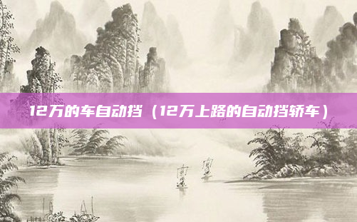 12万的车自动挡（12万上路的自动挡轿车）