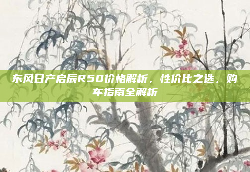 东风日产启辰R50价格解析，性价比之选，购车指南全解析