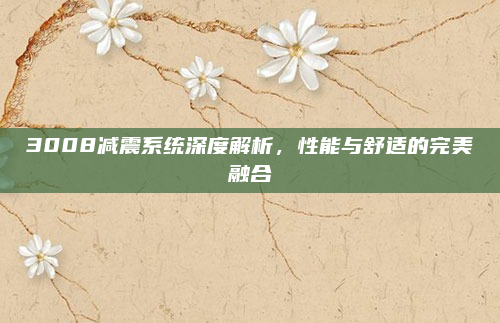 3008减震系统深度解析，性能与舒适的完美融合