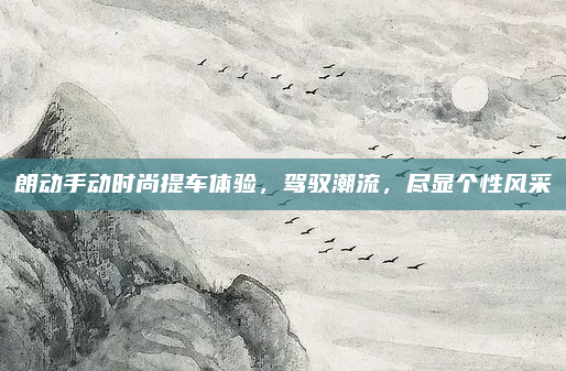 朗动手动时尚提车体验,驾驭潮流,尽显个性风采