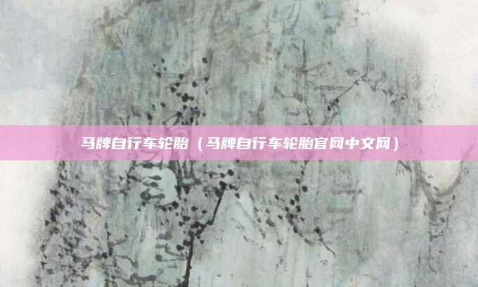 马牌自行车轮胎(马牌自行车轮胎官网中文网)
