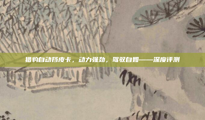 猎豹自动挡皮卡，动力强劲，驾驭自如——深度评测