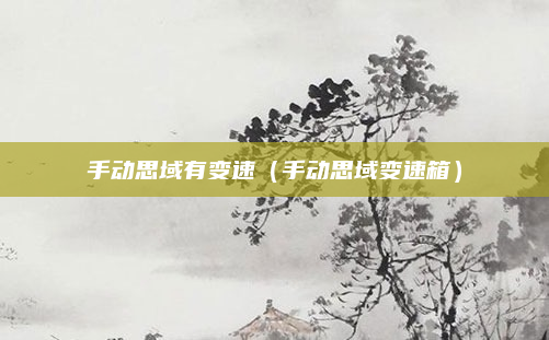 手动思域有变速(手动思域变速箱)