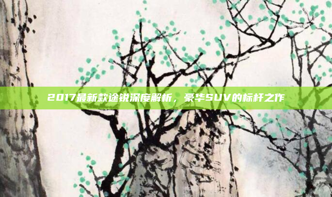 2017最新款途锐深度解析,豪华SUV的标杆之作