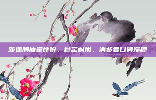 新速腾质量评价，稳定耐用，消费者口碑爆棚