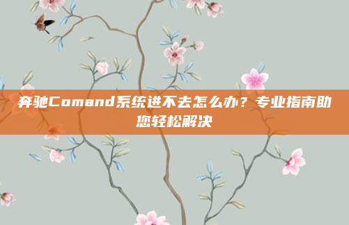 奔驰Comand系统进不去怎么办？专业指南助您轻松解决