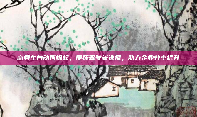 商务车自动挡崛起,便捷驾驶新选择,助力企业效率提升