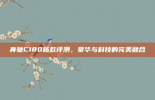 奔驰C180新款评测，豪华与科技的完美融合