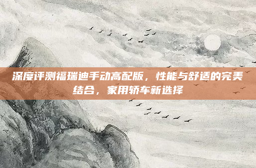 深度评测福瑞迪手动高配版,性能与舒适的完美结合,家用轿车新选择