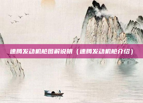 速腾发动机舱图解说明（速腾发动机舱介绍）