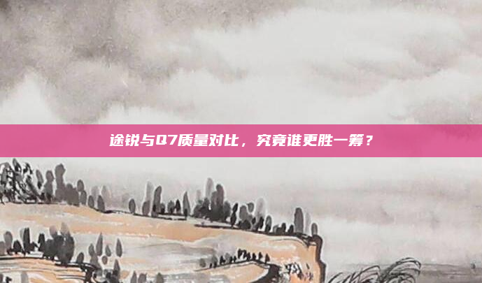途锐与Q7质量对比，究竟谁更胜一筹？