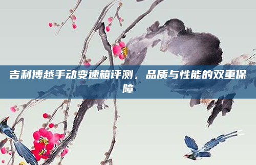 吉利博越手动变速箱评测,品质与性能的双重保障