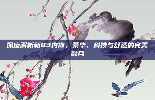 深度解析新Q3内饰，豪华、科技与舒适的完美融合