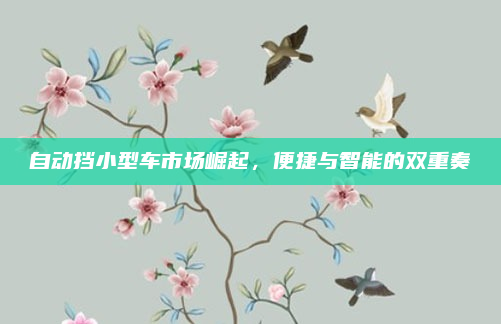 自动挡小型车市场崛起，便捷与智能的双重奏