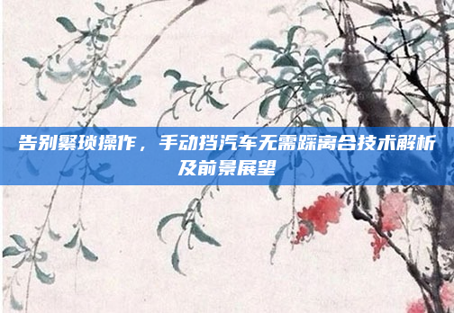 告别繁琐操作,手动挡汽车无需踩离合技术解析及前景展望