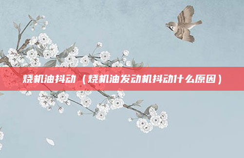 烧机油抖动（烧机油发动机抖动什么原因）