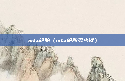 mtz轮胎（mtz轮胎多少钱）