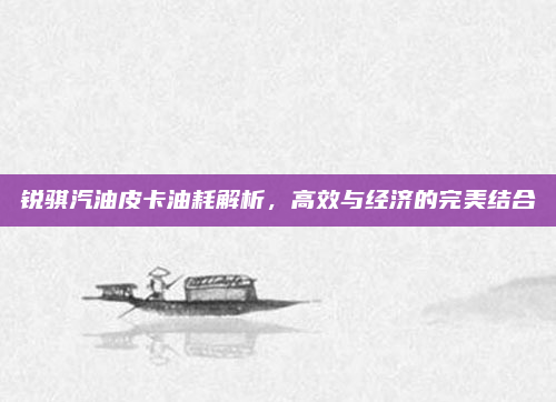 锐骐汽油皮卡油耗解析,高效与经济的完美结合