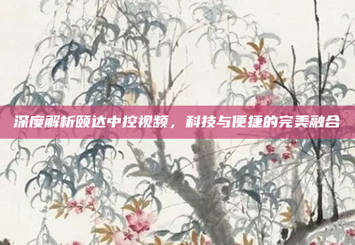 深度解析颐达中控视频,科技与便捷的完美融合