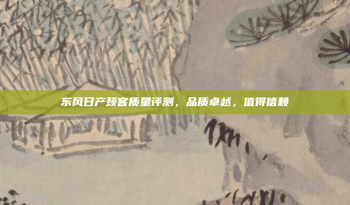 东风日产颈客质量评测，品质卓越，值得信赖
