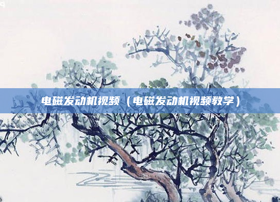 电磁发动机视频（电磁发动机视频教学）