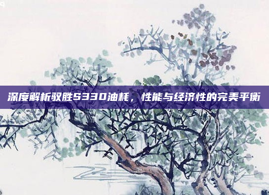 深度解析驭胜S330油耗，性能与经济性的完美平衡
