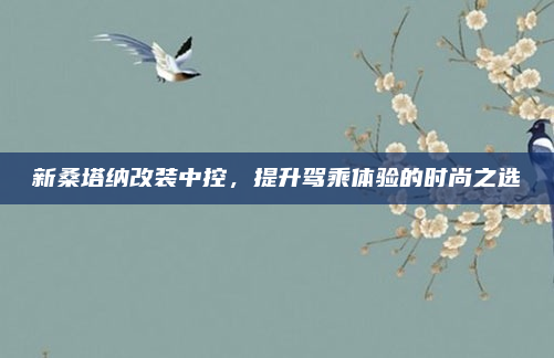 新桑塔纳改装中控，提升驾乘体验的时尚之选
