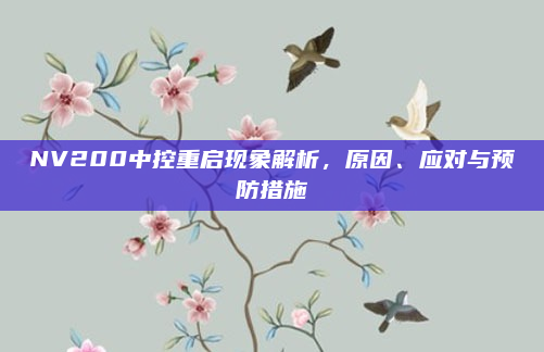 NV200中控重启现象解析，原因、应对与预防措施