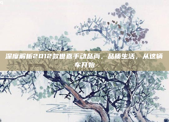 深度解析2012款世嘉手动品尚,品质生活,从这辆车开始